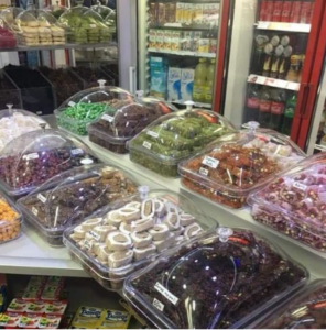lokum teşhir standı, lokum tepsisi, pleksi kapaklı tepsiler, lokumluk kapları,